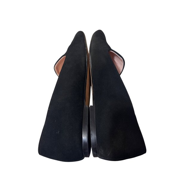 J.Crew Womens Black Suede Smoking Slippers Size 9.5 - Picture 8 of 8